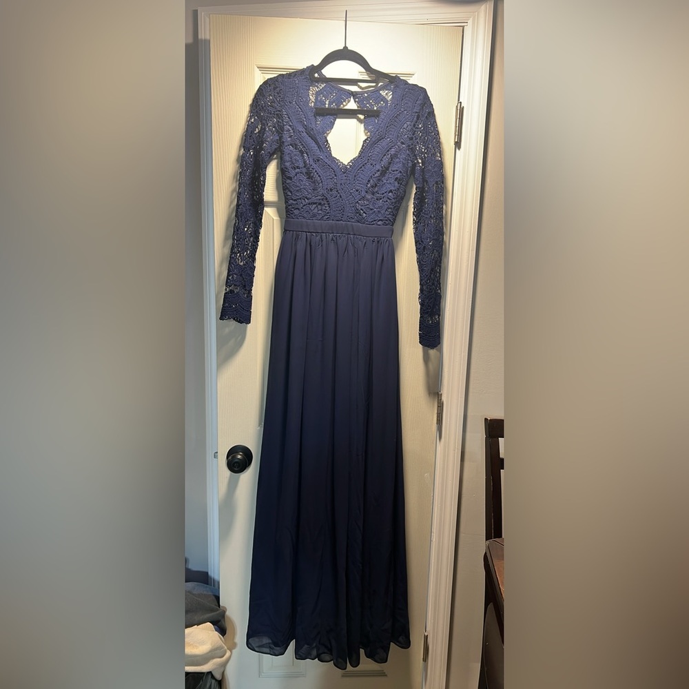 Dark blue dress from lulus